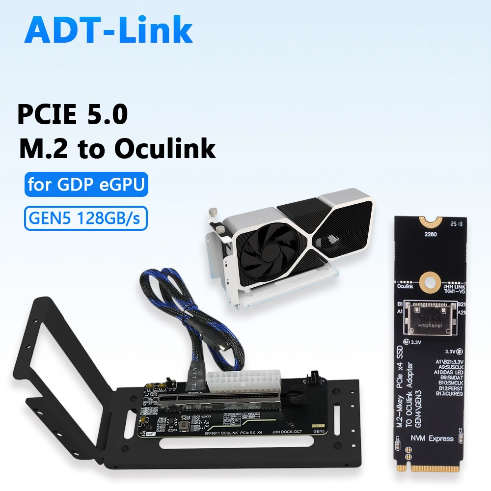 OCuLink EGPU Dock PCIe 5.0 X4  - огляд і ціна Oculink Gpu Dock Station