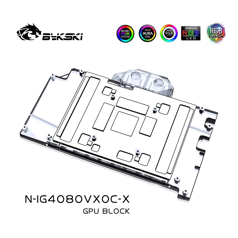 Bykski N-IG4080VXOC-X GPU Bloc - огляд і ціна Rtx 4080 Water Cooling Block