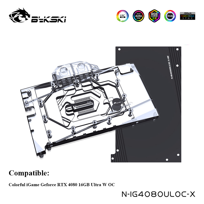 Bykski Water Cooler For Colorf - огляд і ціна Rtx 4080 Water Cooling Block
