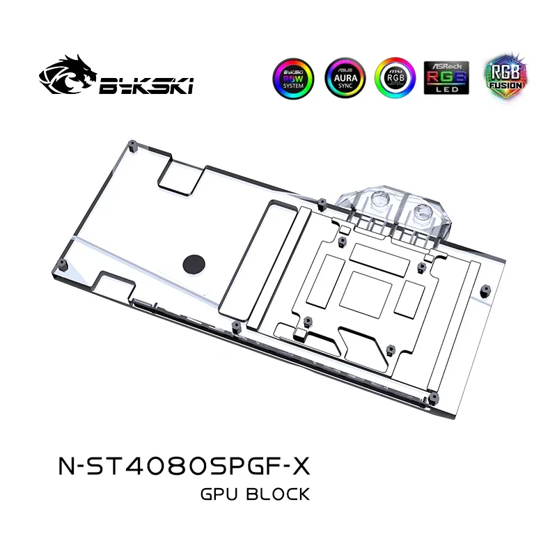 Bykski N-ST4080SPGF-X GPU Bloc - огляд і ціна Rtx 4080 Super 16Gb
